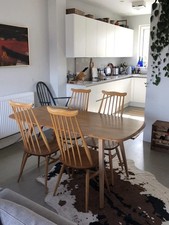 Ercol Goldsmith dining chairs X 4