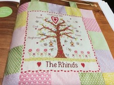 Family tree cross stitch - tree,