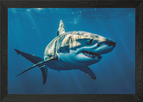 Great white shark - great,