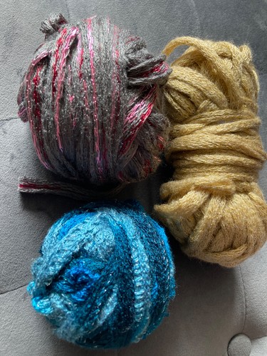 Sari silk yarn metallic 3 - sari,
