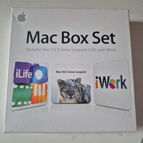 Apple mac box set - apple, leopard