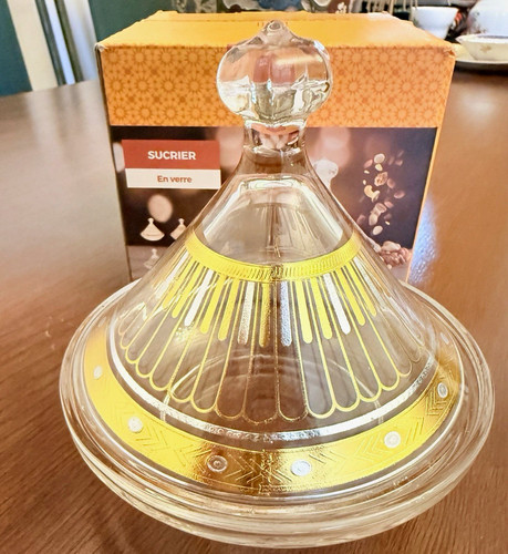 Vintage style glass - style, sugar