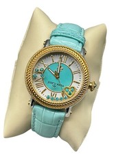Turquoise And Gold Watch