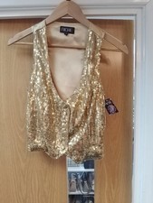 BNWT ✨ Gold Sparkly Sequin