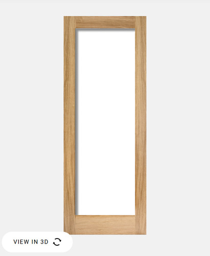 Solid oak partition with