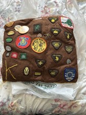 Brownie Badges On A Cushion