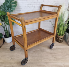 Vintage Wooden Drinks Hostess