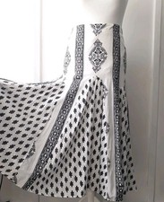 Evans Maxi Skirt Black & White