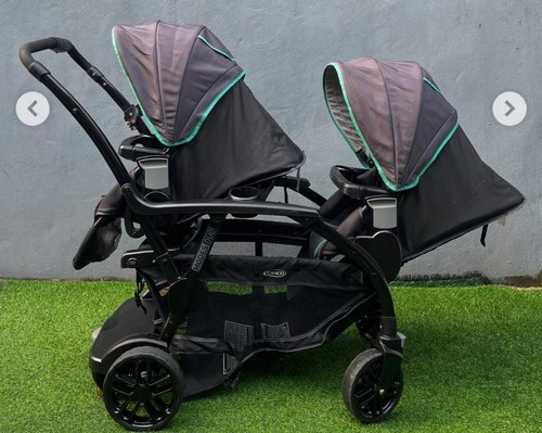 Double kids stroller - double,