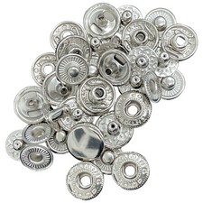 Large Metal Snap Fasteners Poppers S Spring Press Studs Button 12/15/17/20mm