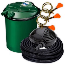 Fish Mate PUV 5000 Pond Filter Kit Bundle UVC, Pump, Hose, Clips Fish Koi Garden