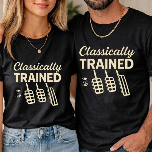 Classically trained with - trained,