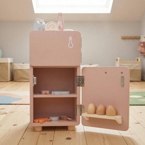 Wooden play refrigerator - play,