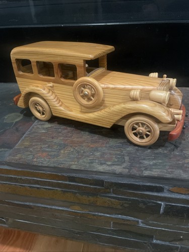 Vintage wooden car classic - vintage,