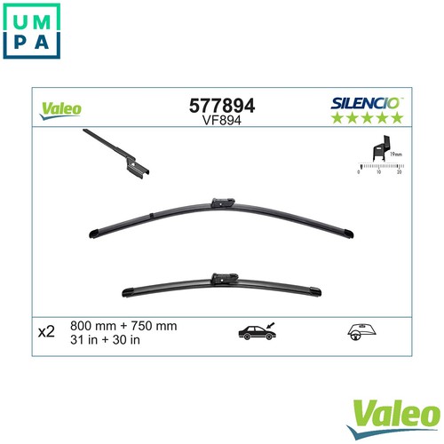 Wiper blade 577894 for - blade, citroen