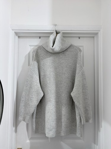 Zara grey roll - grey, neck