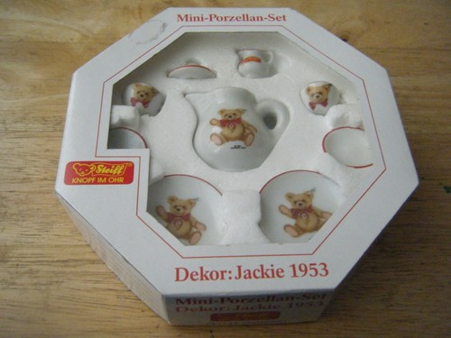 Steiff miniature porcelain tea - porcelain,