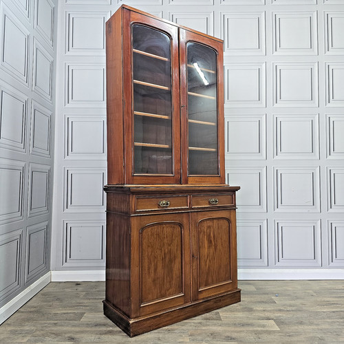 Antique glazed library - glazed,