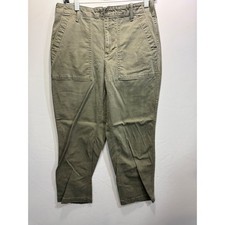 Lands End Womens Olive Green