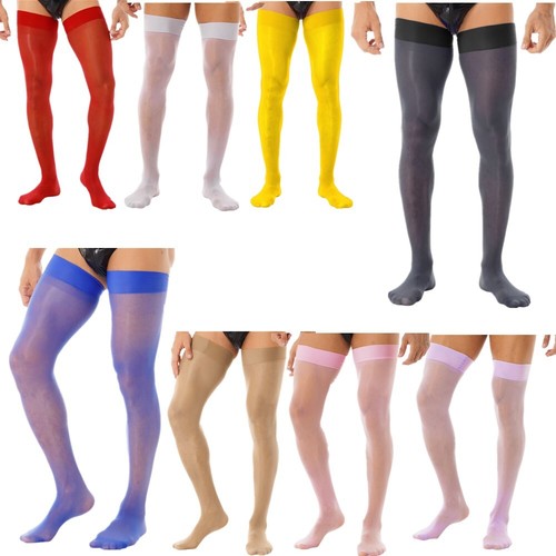 Mens sheer glossy - sheer, silk