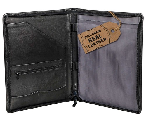 Genuine leather portfolio a4 - genuine,