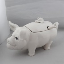 Italian Pottery Pig Soup