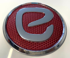 Elddis Circular Badge Red Chrome For Caravan Autoquest Aspire Motorhome EB6