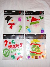 CHRISTMAS GEL WINDOW STICKERS