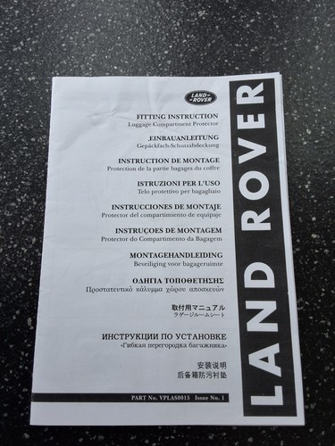 Genuine landrover boot - landrover,