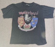 MOTORHEAD VINTAGE T SHIRT - SIZE LARGE, OFFICIAL MERCH, 1990s