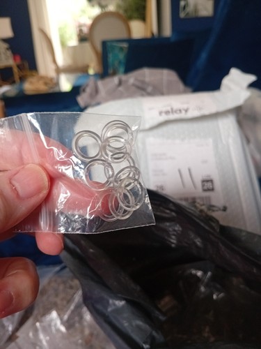 Roman blind rings - rings,, clear