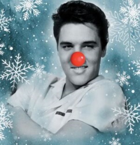 Elvis christmas album green - christmas,