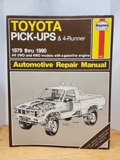  Haynes Repair Manual Toyota Pickups 4 Runner 79-90 2wd-4wd Lightly Used VGC