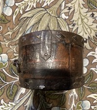 Antique Indian Wooden & Metal