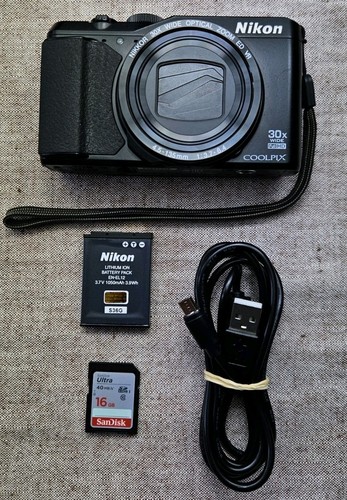 Nikon coolpix s9900 black - nikon,
