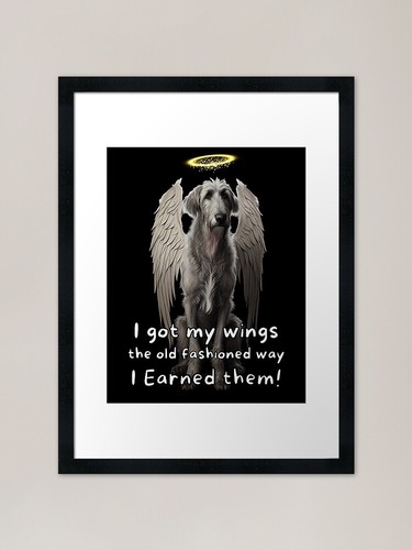 Angel dogs irish wolfhound - angel,