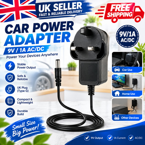 Power supply 9v adaptor - power,