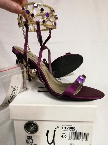 Unze london purple strappy - london,