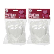 2 x 4piece Heart Shaped