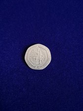 1998 Gibraltar 20p Coin - Twenty Pence Circulated 'Our Lady Of Europa'