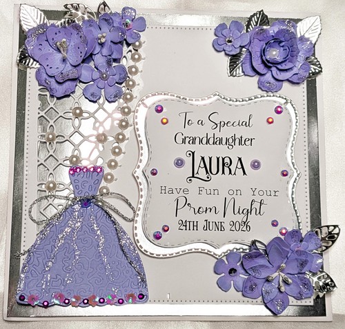 Luxury personalised girls prom - personalised,