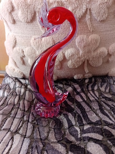 Red and clear - clear, murano