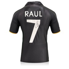 Raul Signed Real Madrid 1999-00 Away Football Shirt