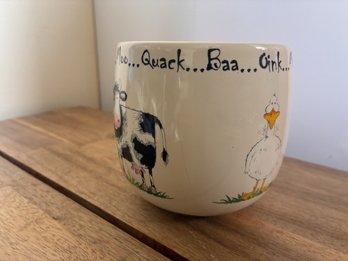 Farm animals mug - cow, pig
