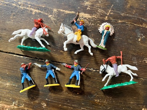 Britains cowboys horses - britains, cowboys,