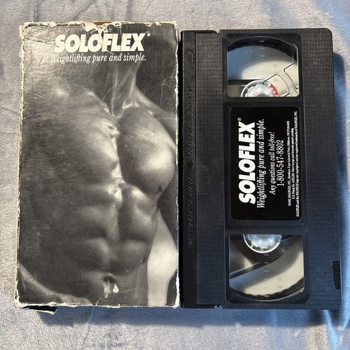 Soloflex vintage vhs tape - soloflex,