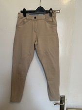 Mountain Horse Ladies Riding visual beige Trousers, Size 8 Uk 26 