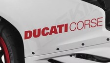 2x Ducati Corse Logo Premium