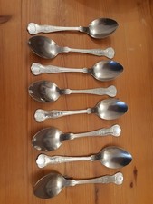 8 VINERS DESERT SPOONS 7" USED