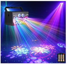 All in 1 Disco LED Stage Lights DMX512, 16 Eyes Strobe DJ Lights, Sound Activate